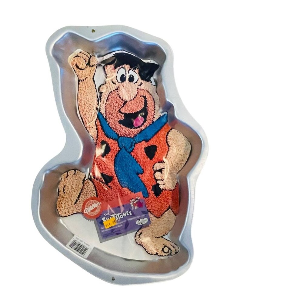 Vintage Wilton Fred Flintstone Cake‎ Pan 2105-3462 1989